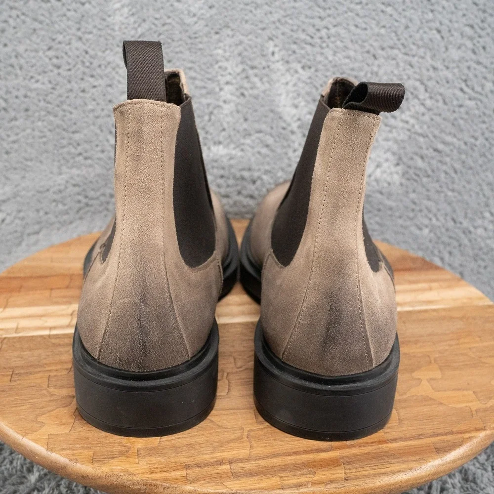 BRUNO MAGLI Men's Paris Suede Chelsea Boots Size 11.5 M $475